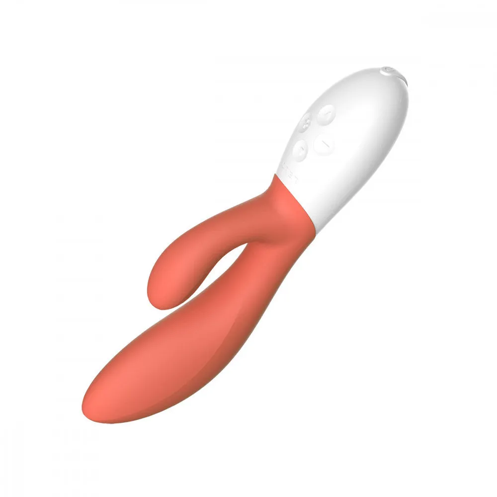 LELO Ina 3 Powerful G-Spot Rabbit Vibrator- Coral
