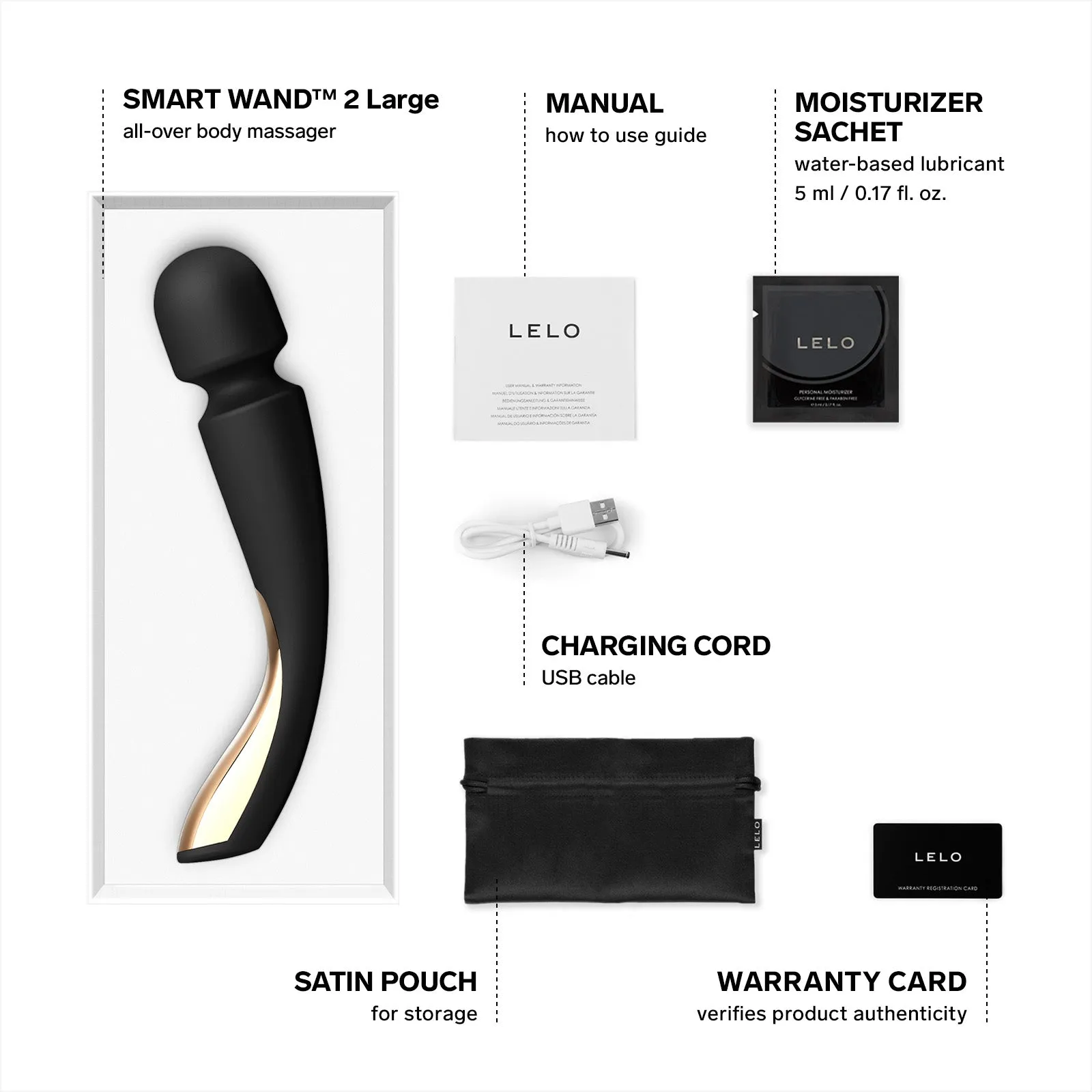LELO Smart Wand 2 Large Wand Vibrator