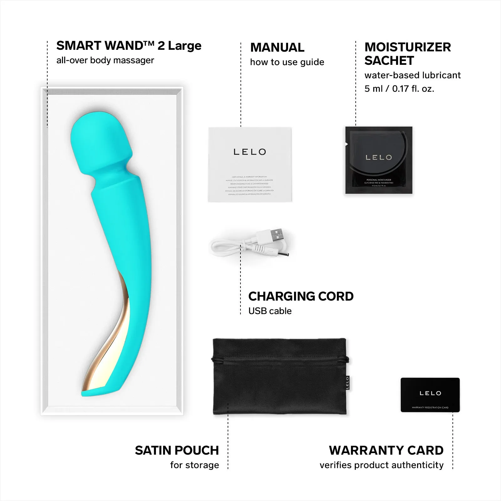 LELO Smart Wand 2 Large Wand Vibrator
