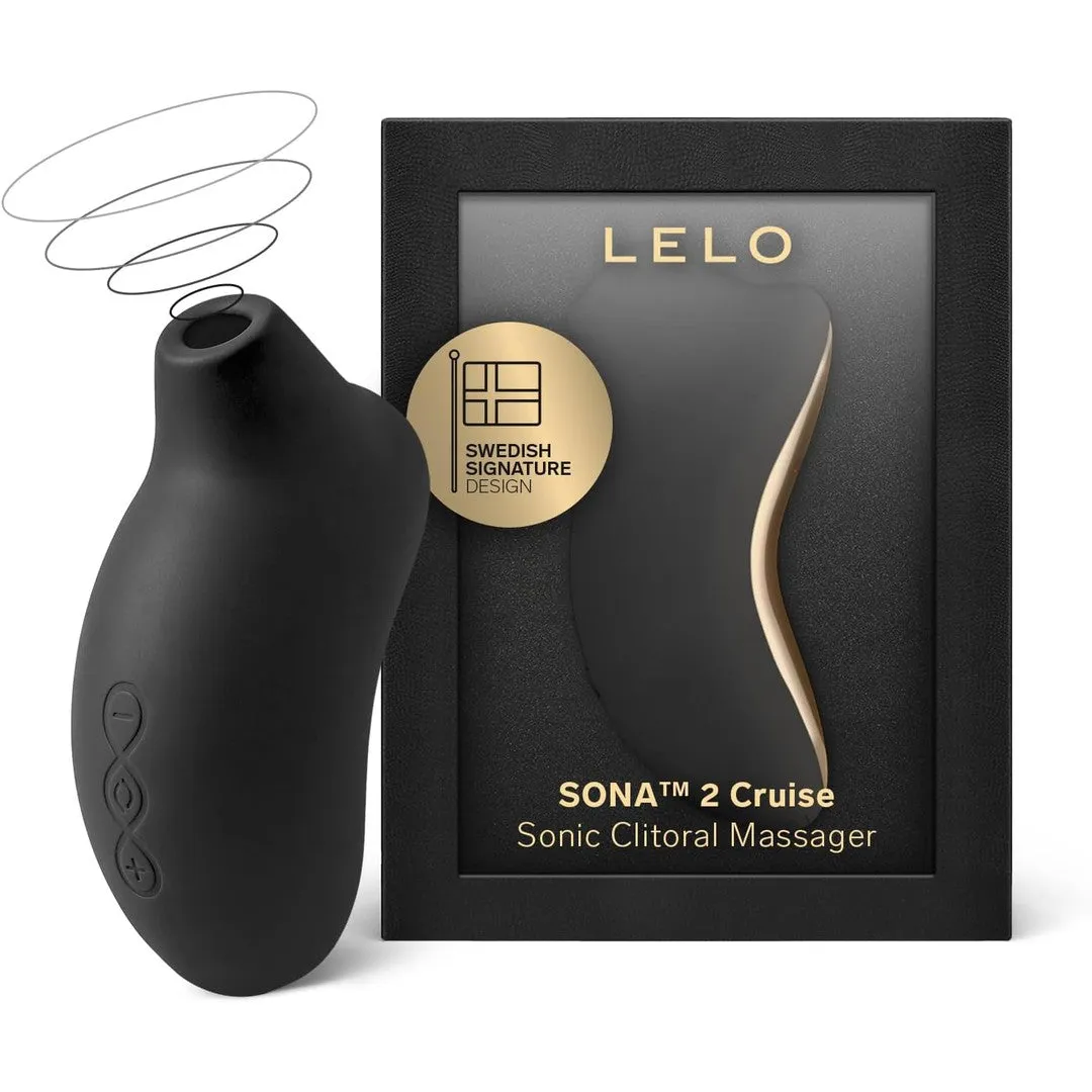 LELO SONA 2 Cruise Sonic Clitoral Massager - Black