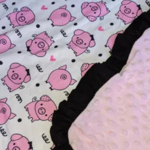 Lil Piggy Snuggle Blanket Medium
