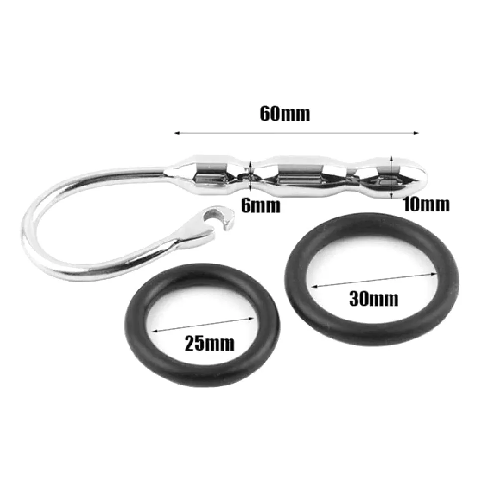 Loaded Sex Pistol 2 Large Plug With Silicone Rings