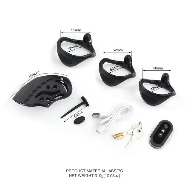 LOCKINK Sevanda Nautilus Male Chastity Cage Remote Control