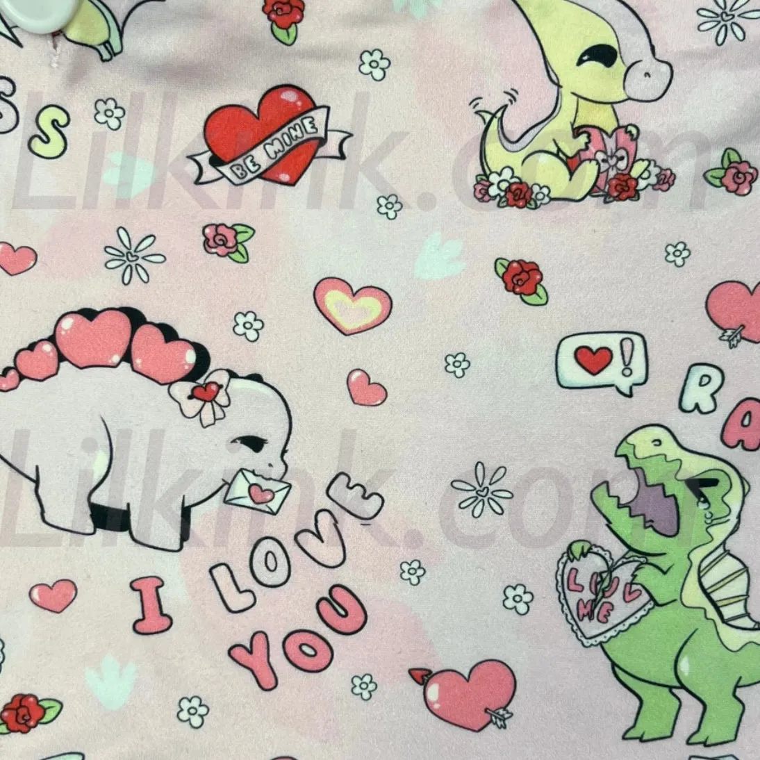 Love Dinosaur Suspender Skirt Dress