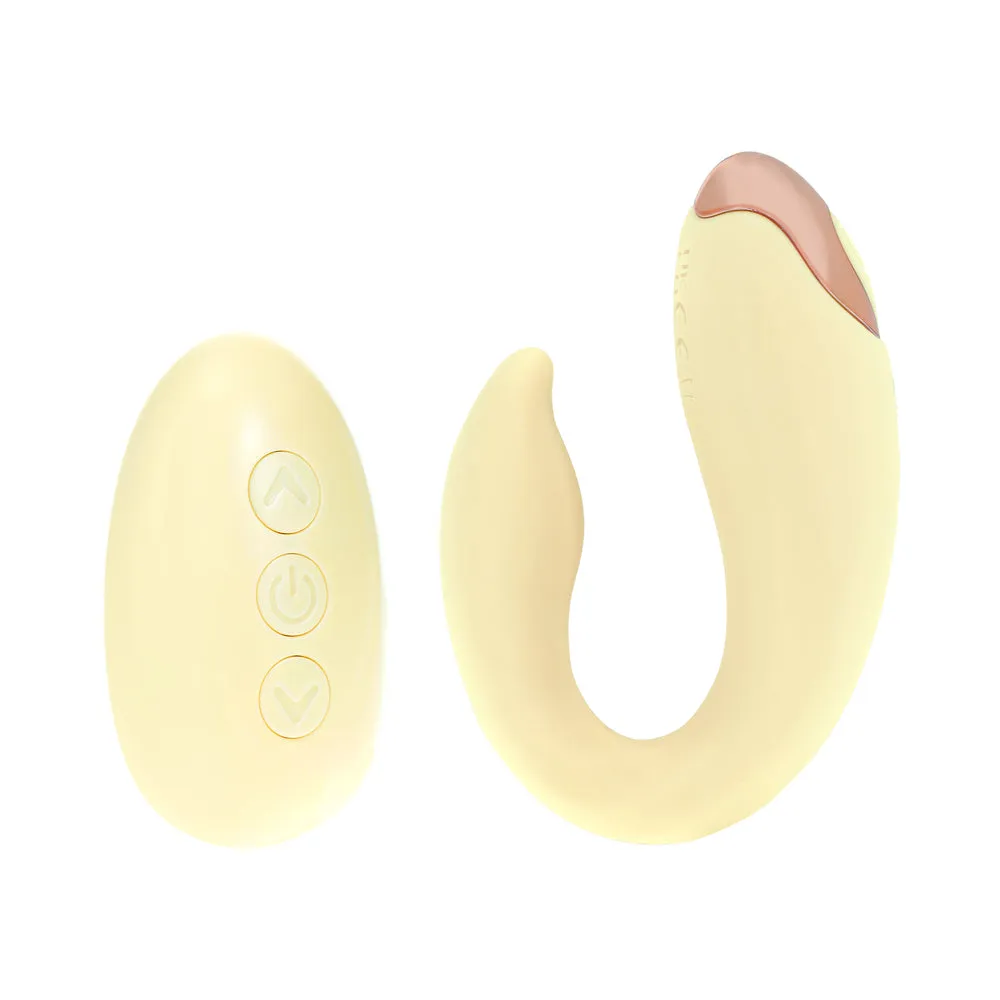 LoveLine Daydream AirTapTech Rechargeable Vibrator Yellow