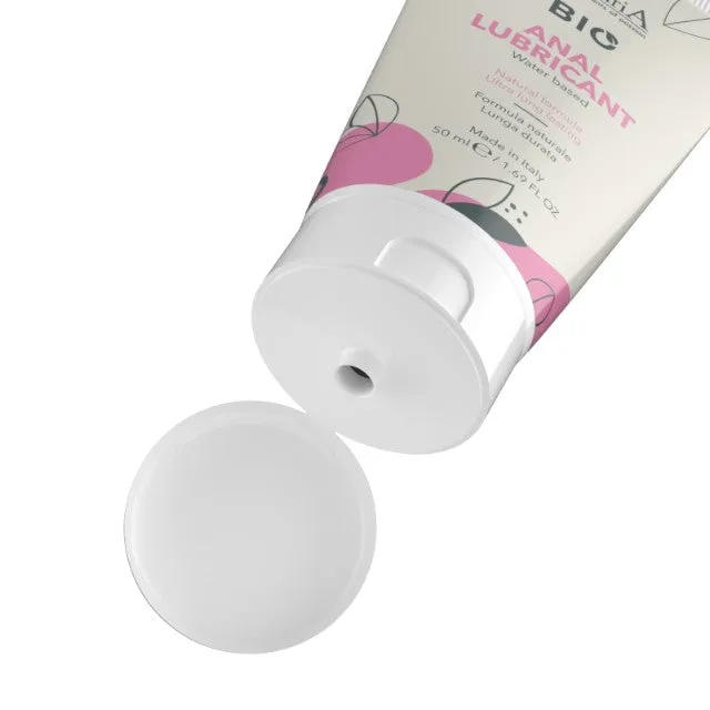 Lubrifiant anal LUXURIA Bio Anal Lubricant. formulă naturală pe bază de apă. cu efect de lungă durată. 50 ml (roz)