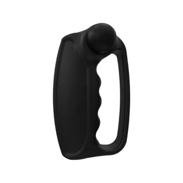 Masturbator BATHMATE Hand Vibe. texturat pentru stimulare intensă. vibrator bullet inclus cu 10 funcții de vibrație. negru