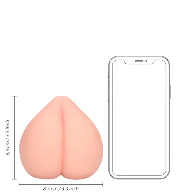 Masturbator S-LINE BY SHOTS „Do you want a peach of me?. în formă de piersică. simulare ultra-realistă. culoarea pielii