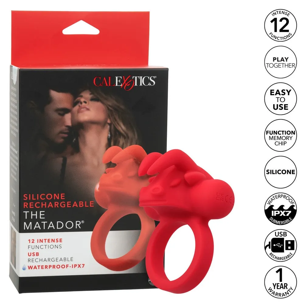 Matador Rechargeable Vibrating Cock Ring by Cal Exotics