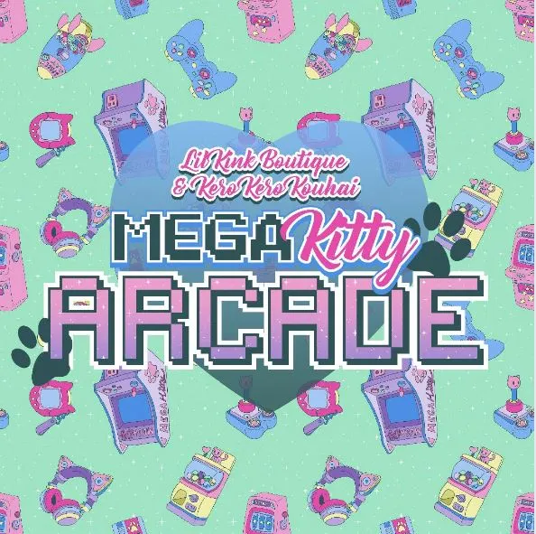 Mega Kitty Arcade Gamer Fabric Hairband