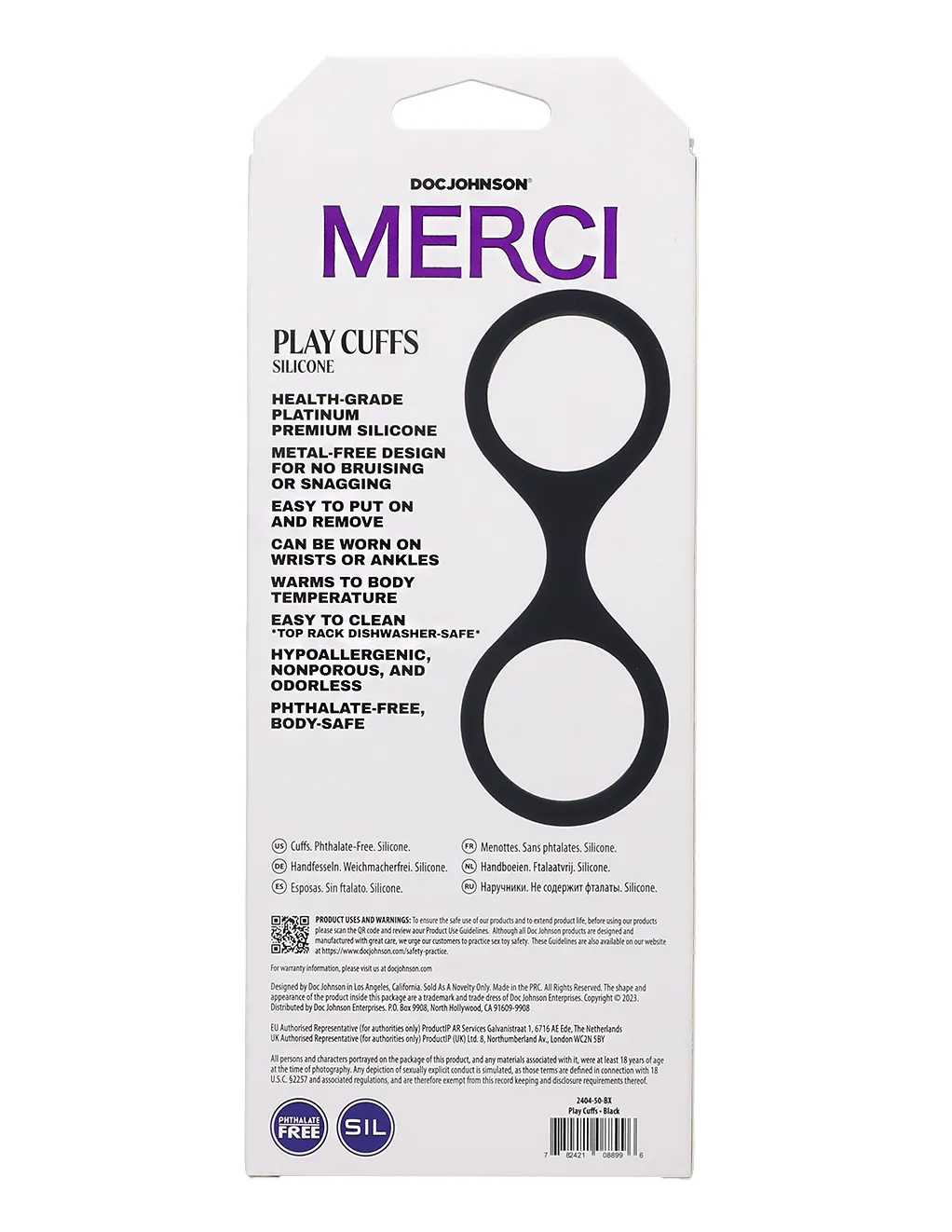 Merci Silicone Play Cuffs