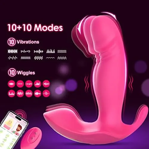 NaughtySeahorse - Wearable G Spot Dildo Panty Vibrators - App Remote Control