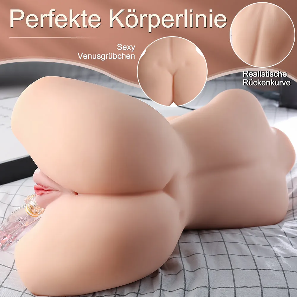 Nina(For EU Customers): 18.74lb Small Boobs Sex Doll Torso