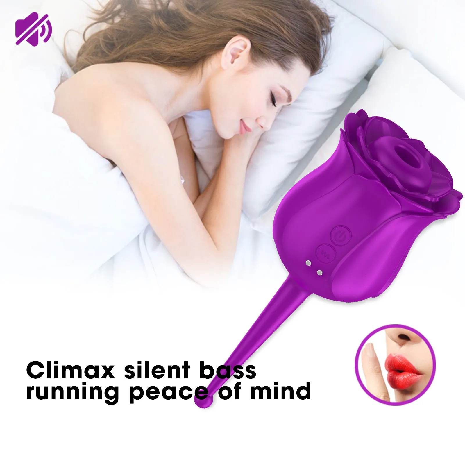 Nipple Clit Sucking Stimulator Rose Toys - Fantasy Petal Women Vibrator Gifts