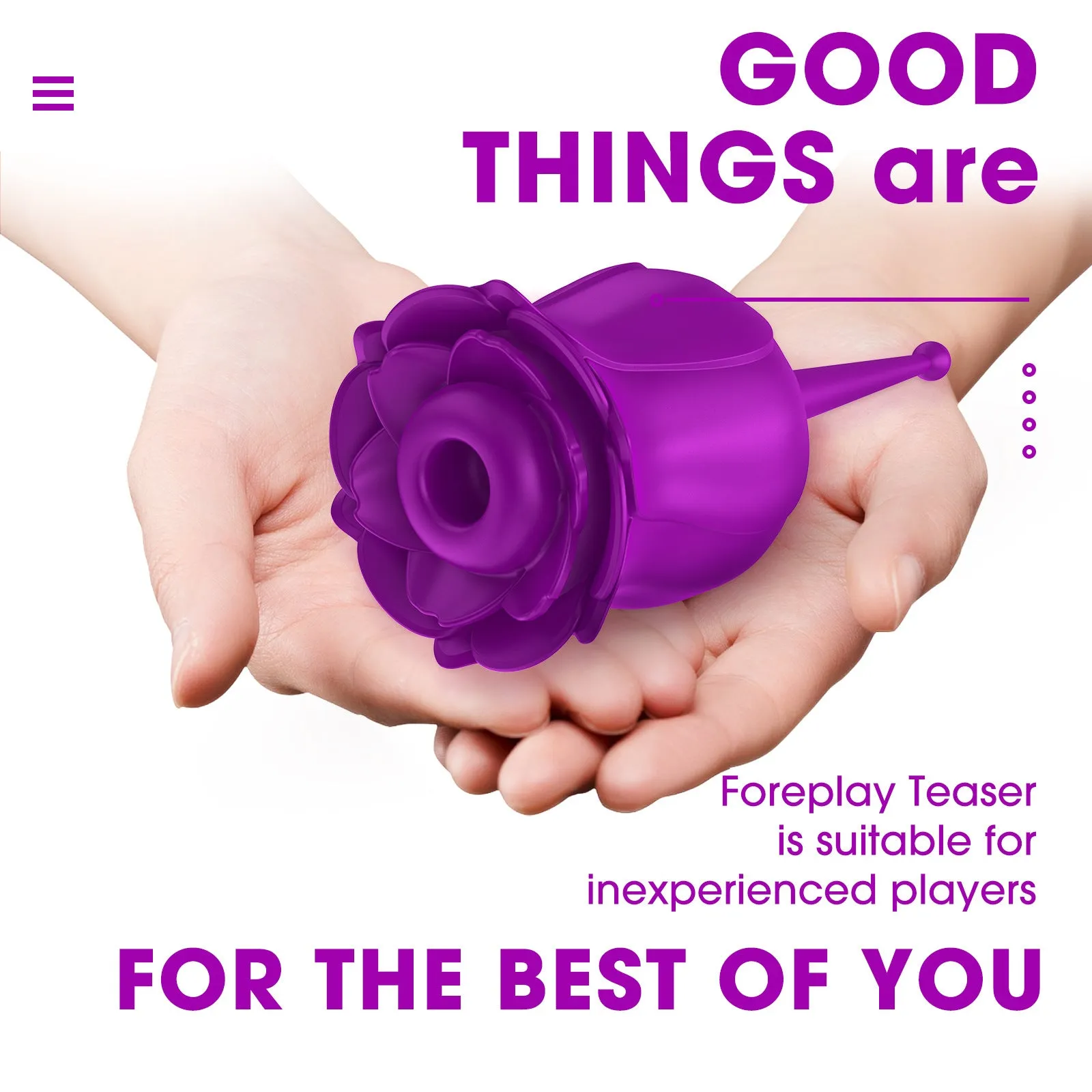 Nipple Clit Sucking Stimulator Rose Toys - Fantasy Petal Women Vibrator Gifts