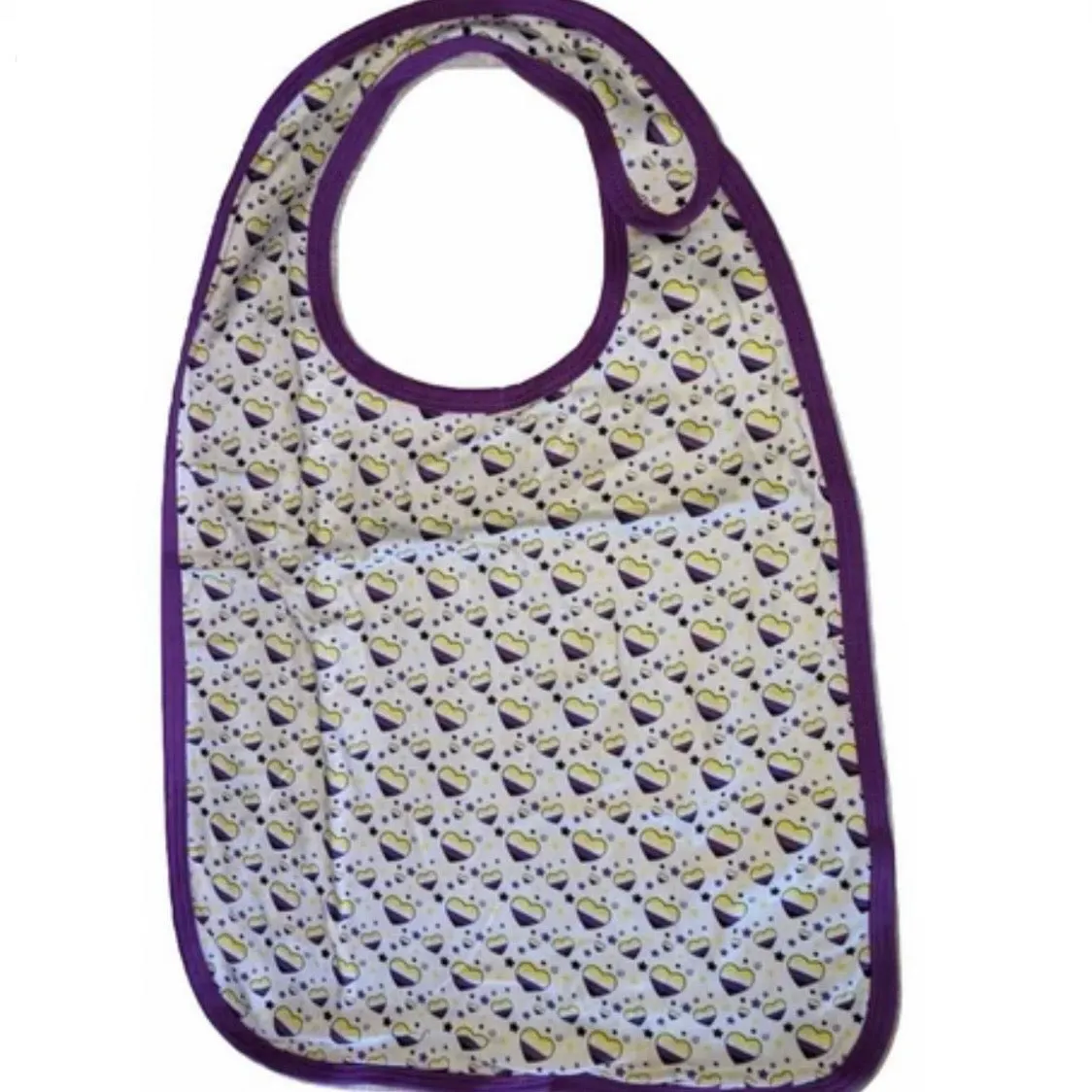 Non-Binary Hearts Adult Bib