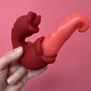 OctoLick Tongue Thrusting Vibrators for Female Couples Games