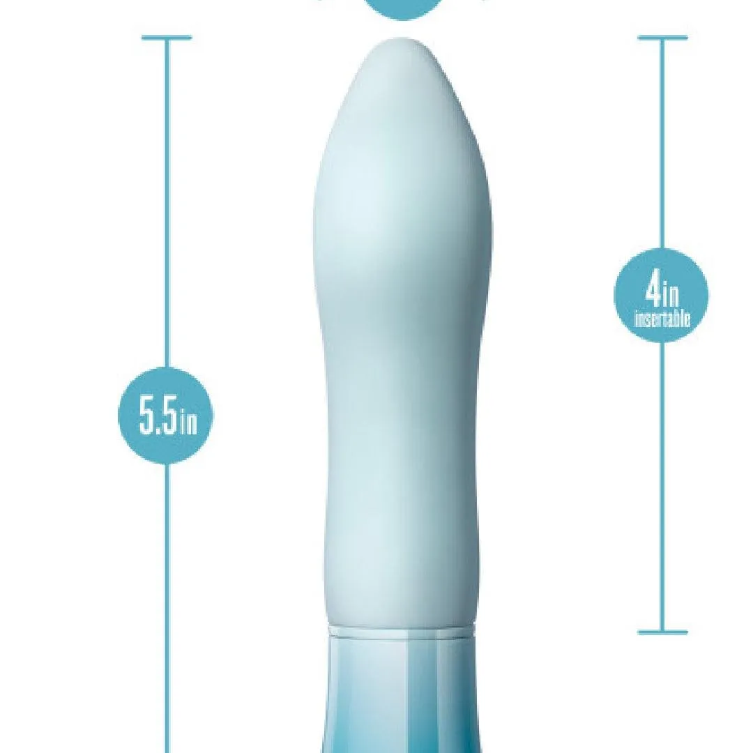 Oh My Gem Ardor Aquamarine Warming Internal & External Tapered Vibrator
