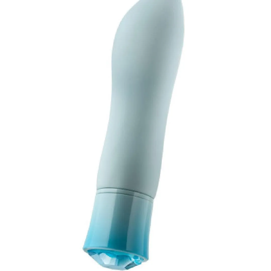 Oh My Gem Ardor Aquamarine Warming Internal & External Tapered Vibrator