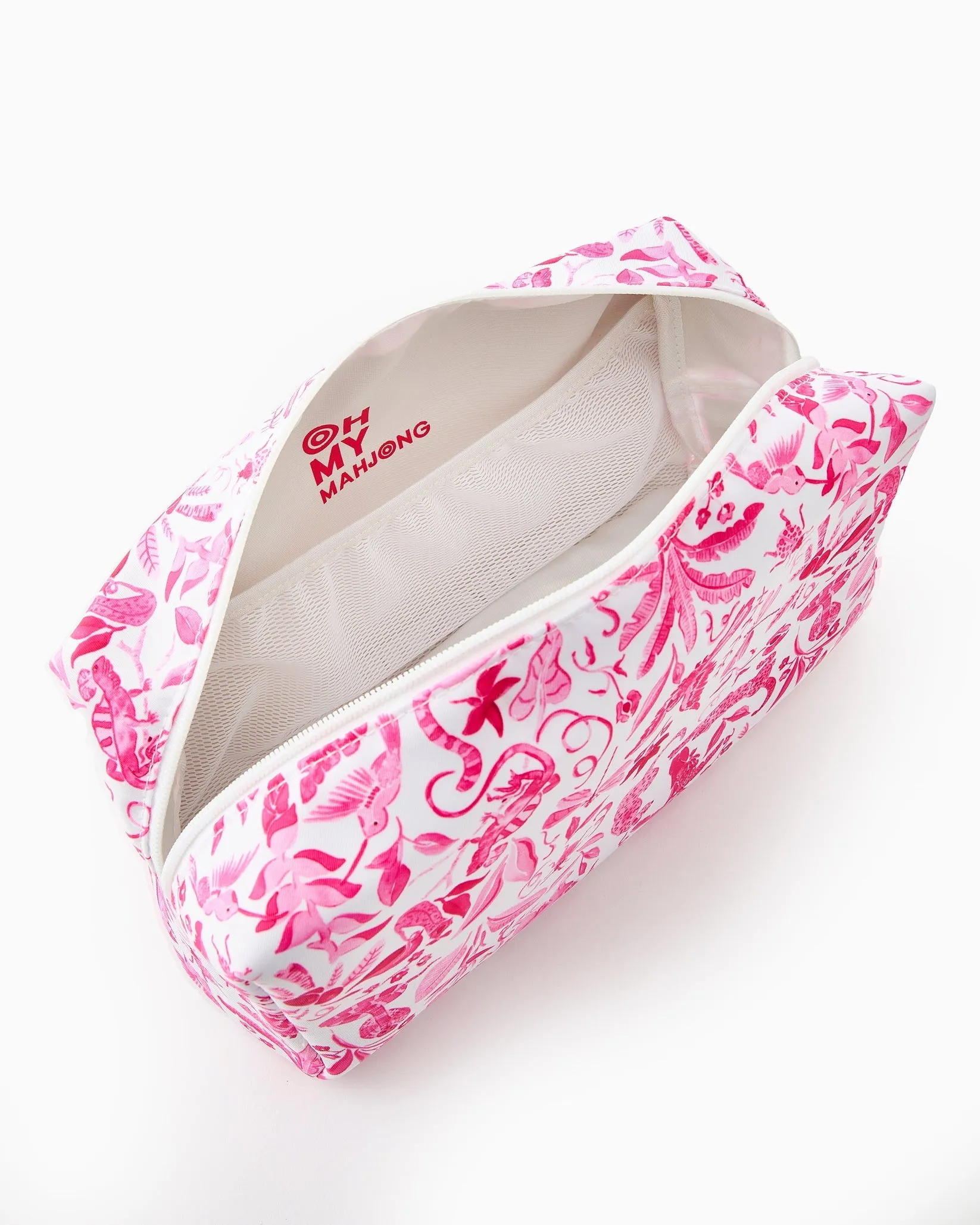 Oh My Mahjong - Amazon Pink Mahjong Tile Bag x Catherine Cartie Collab