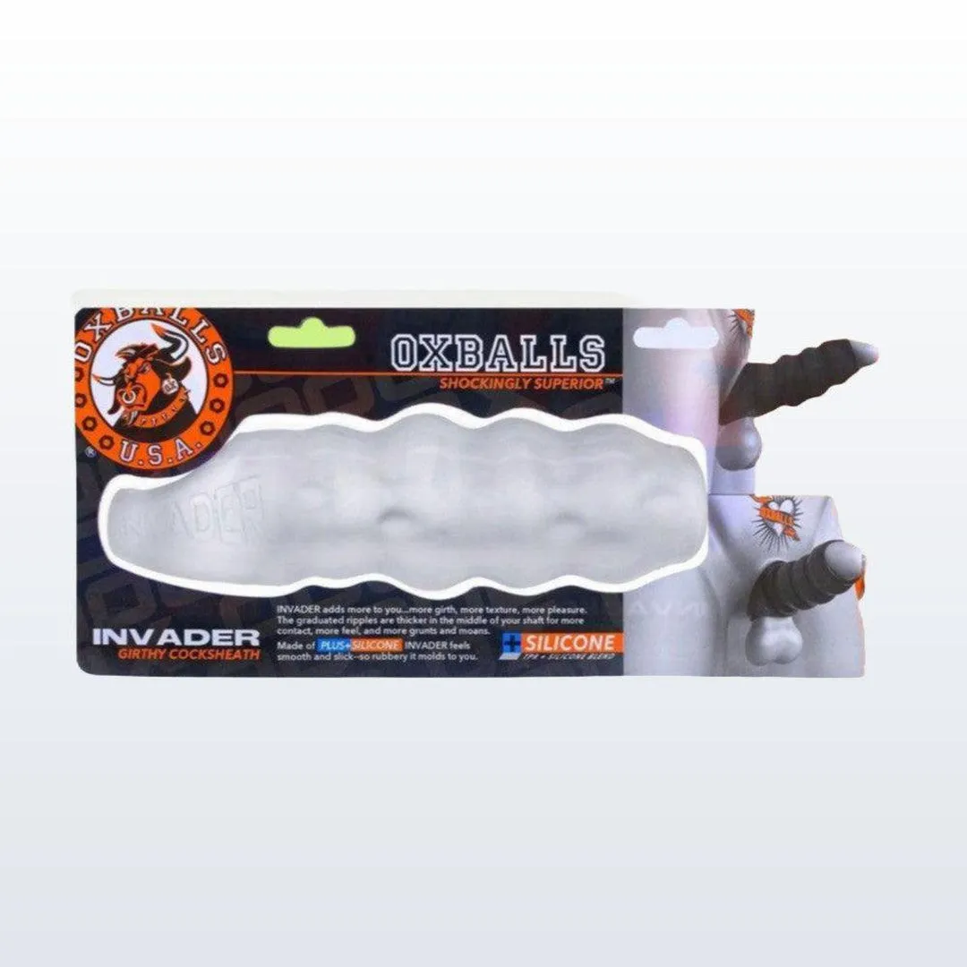 Oxballs Invader Clear Ice Cocksheath Penis Extender