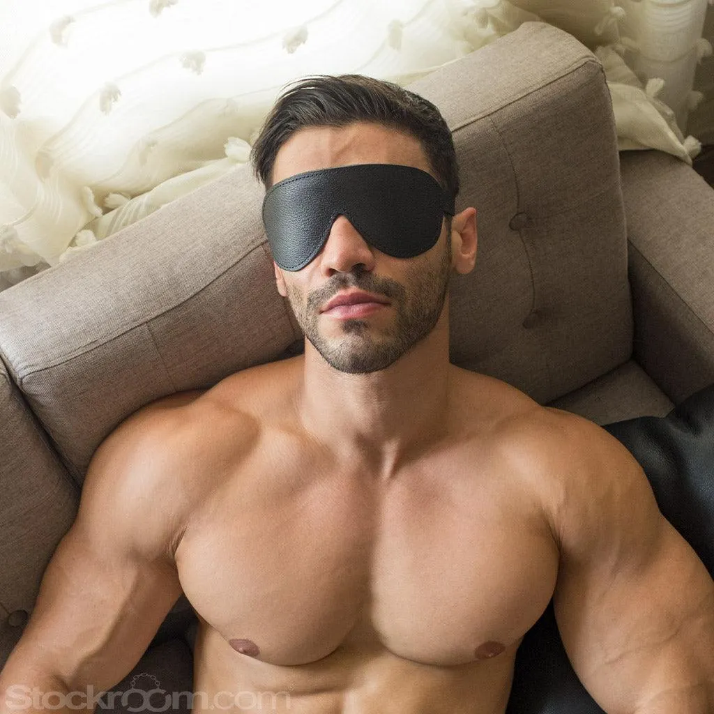 Padded Leather Blindfold