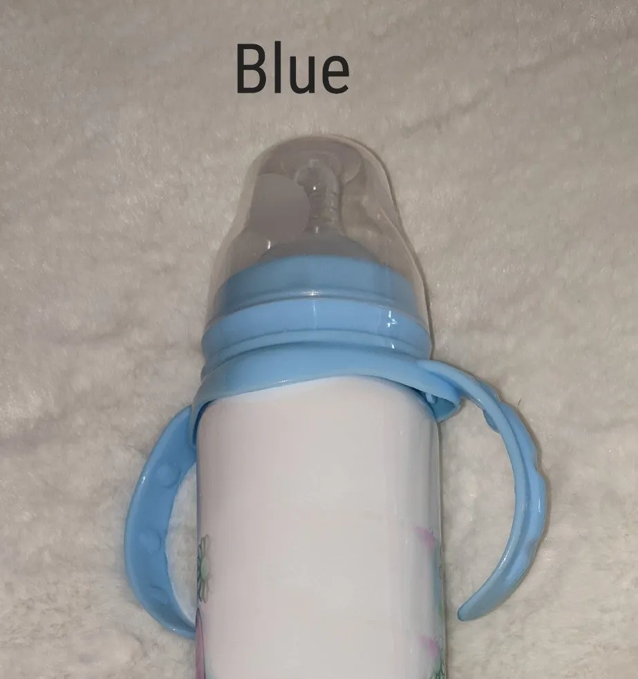 Power Girl Blue 8oz Stainless Steel Bottle