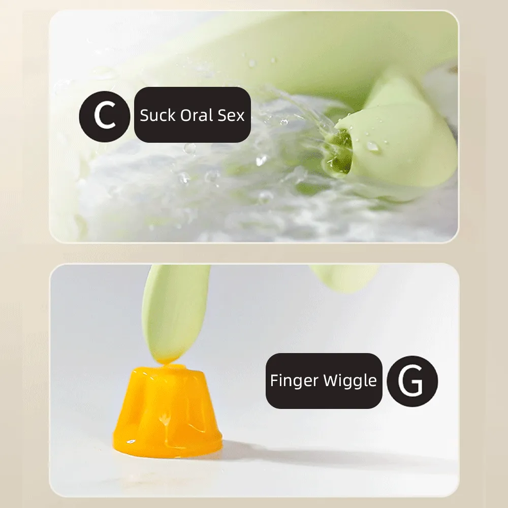 Rabbit Clit Sucking Vibrating Anal Dildo Vibrator - Oral Sex Finger Vaginal Clitoris Stimulation