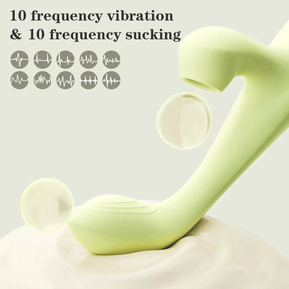 Rabbit Clit Sucking Vibrating Anal Dildo Vibrator - Oral Sex Finger Vaginal Clitoris Stimulation