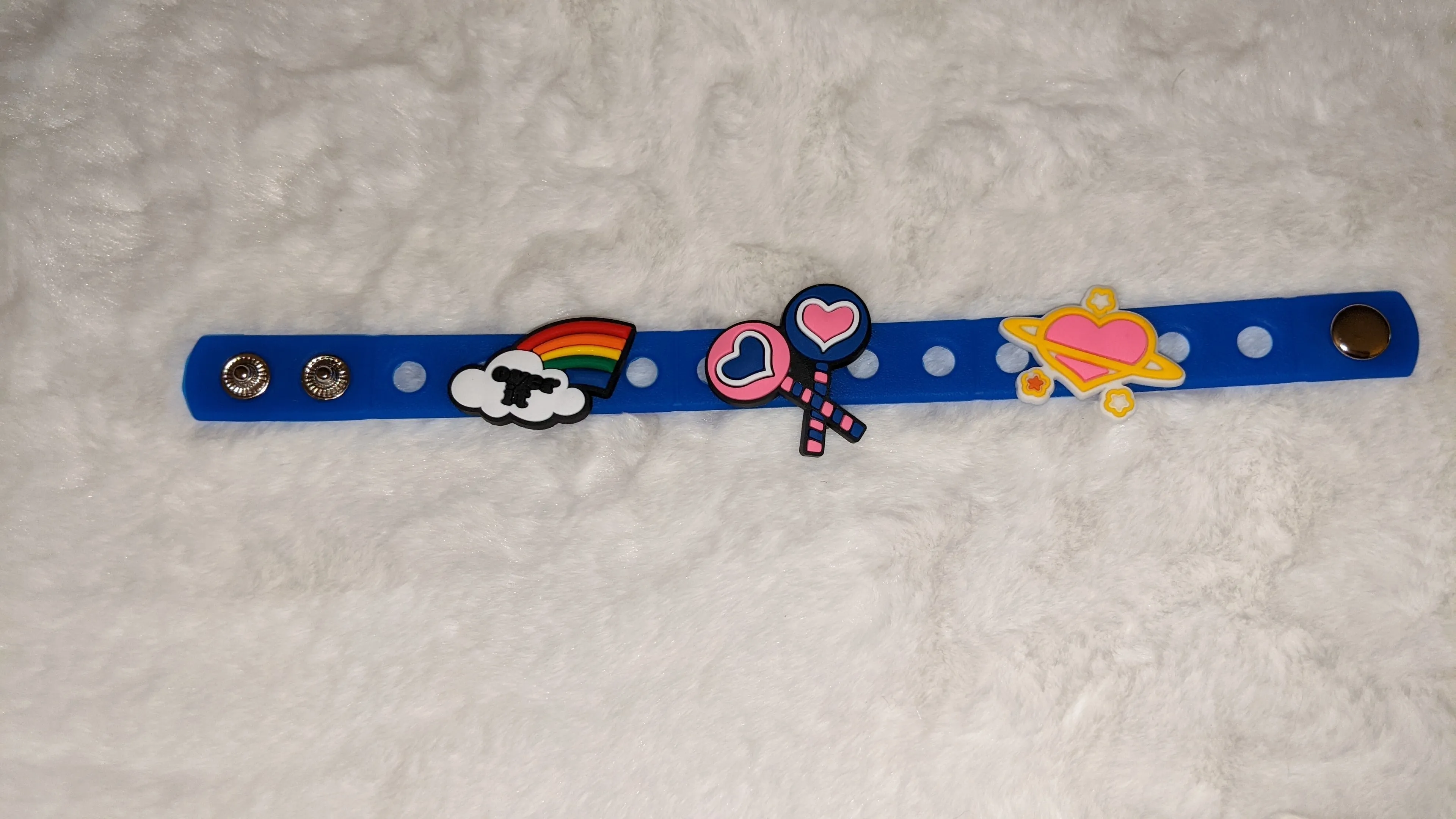 Rainbow Bears Silicone Jibbitz Bracelets