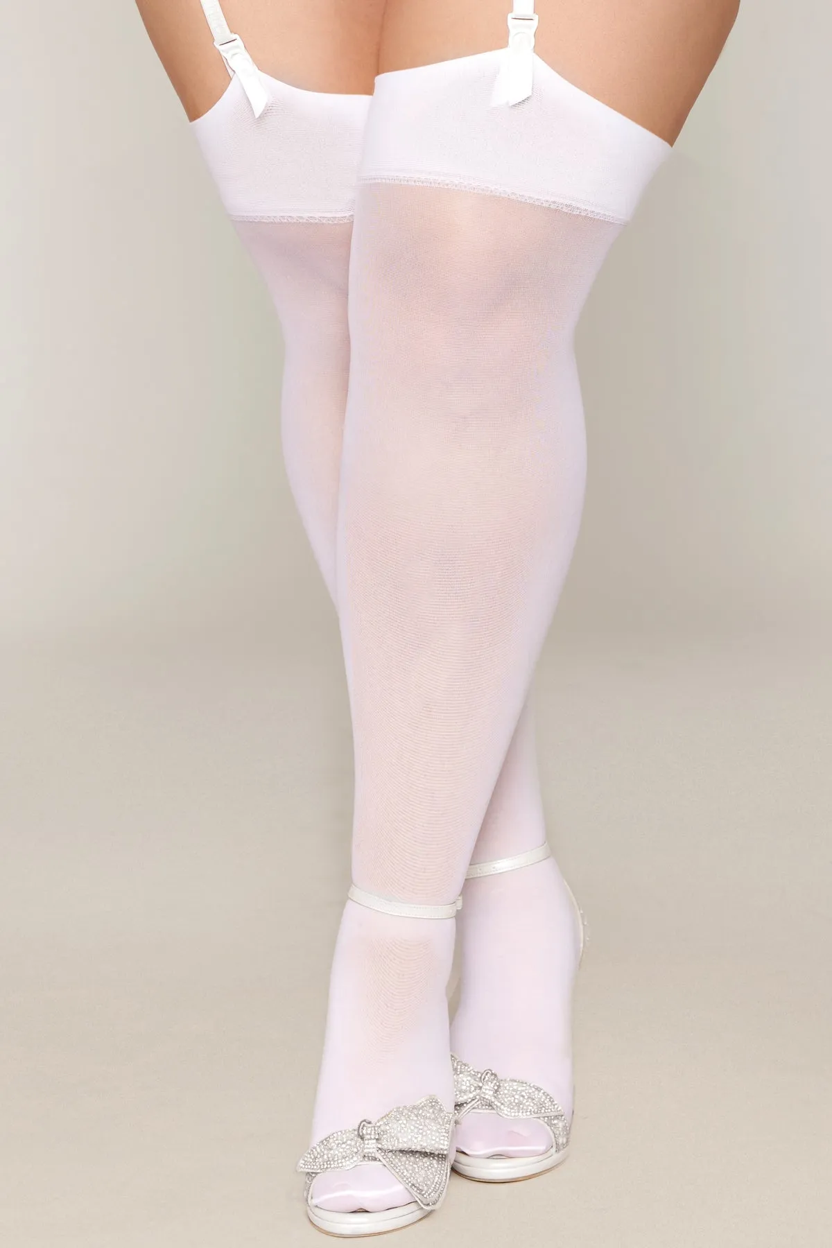 Rhinestone Bride Stockings