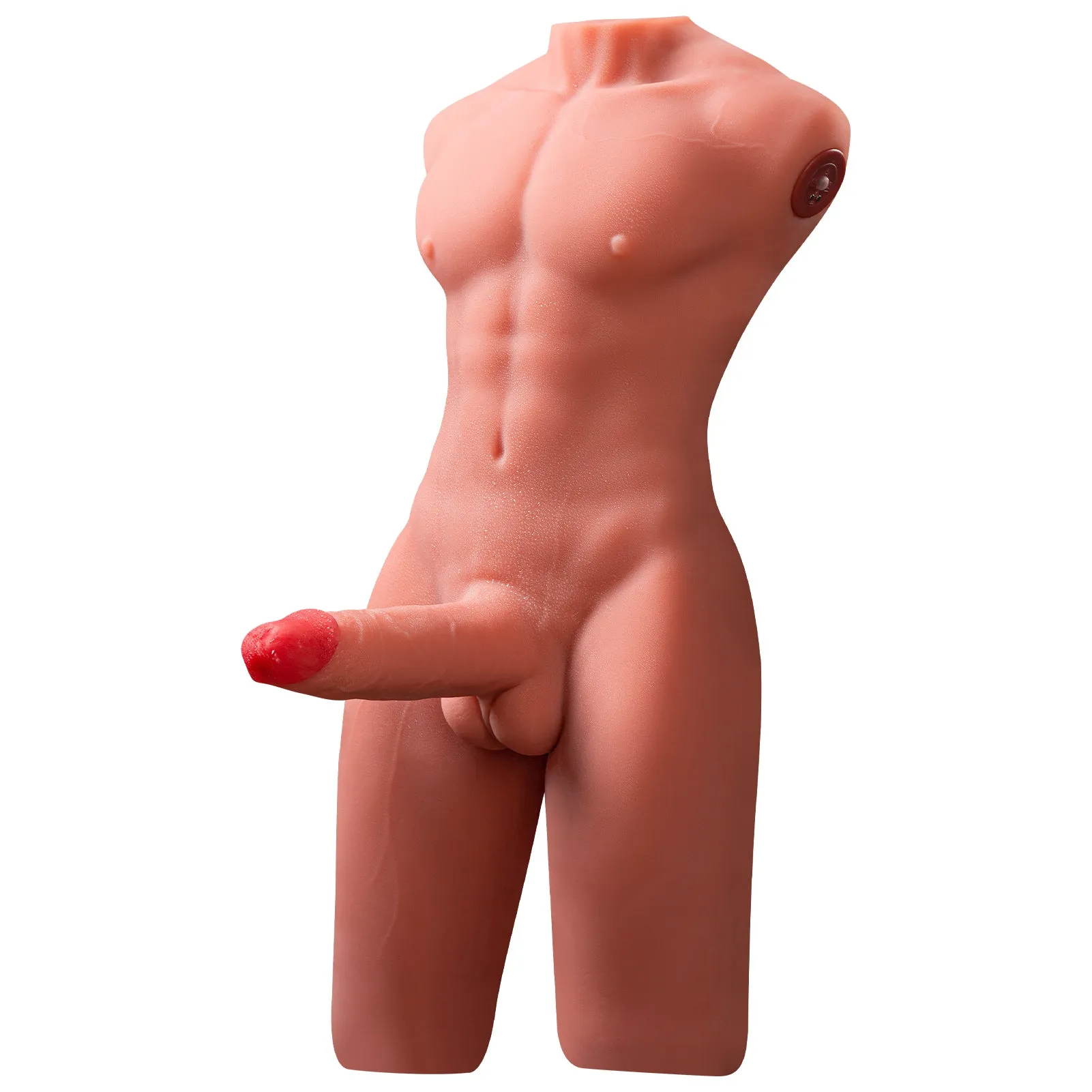 Rob: 17.63lb Thrusting Vibrating Male Sex Doll Full Torso
