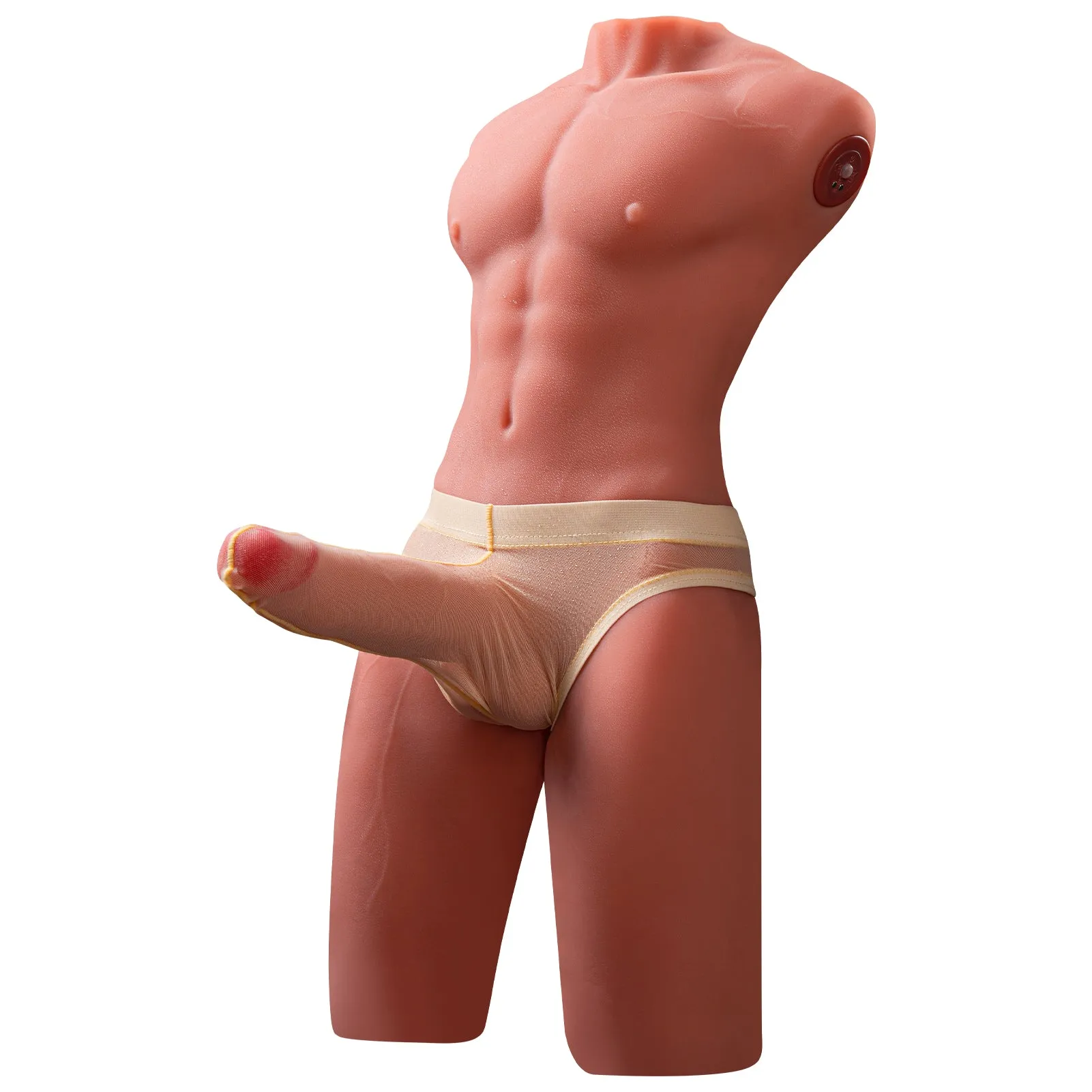 Rob: 17.63lb Thrusting Vibrating Male Sex Doll Full Torso