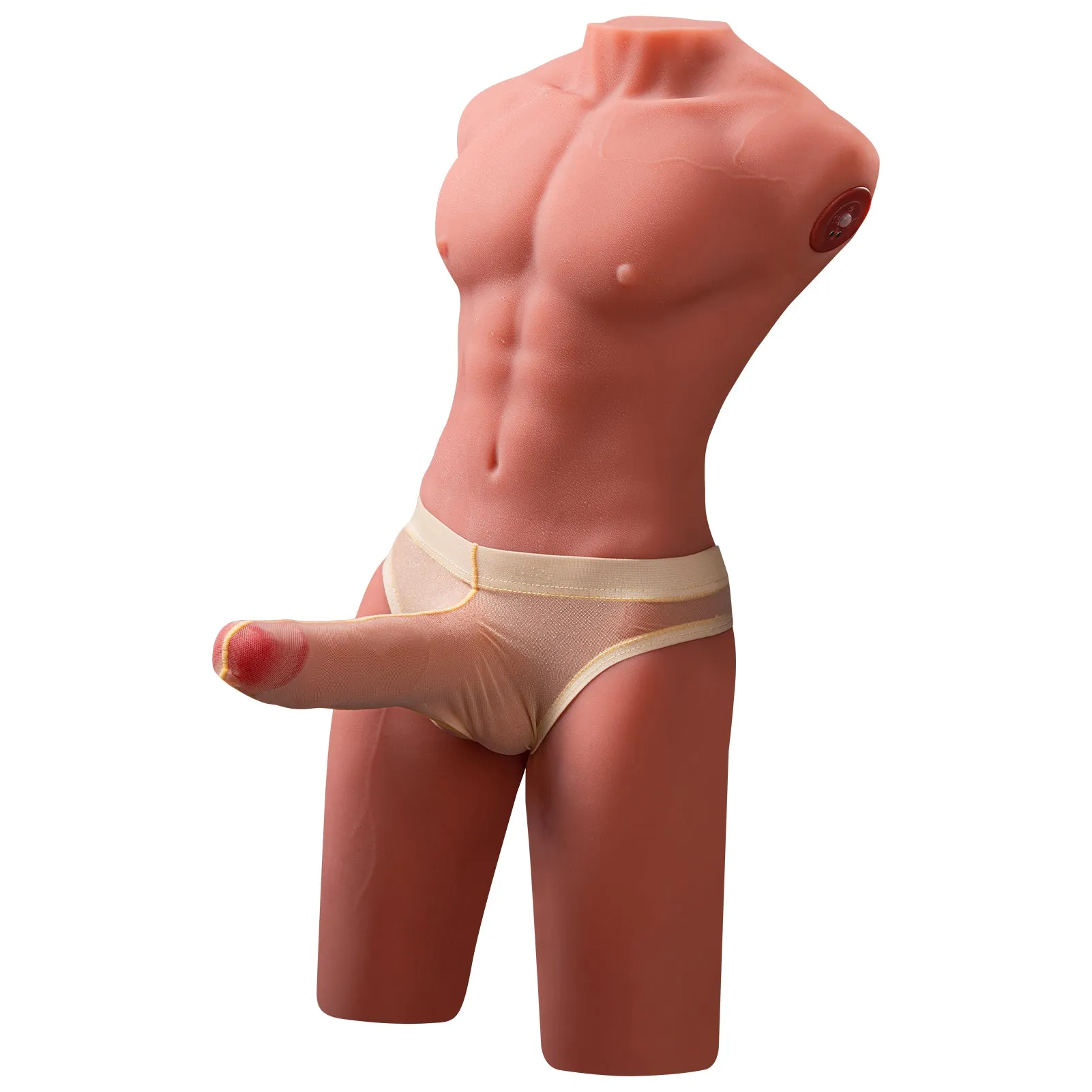 Rob: 17.63lb Thrusting Vibrating Male Sex Doll Full Torso