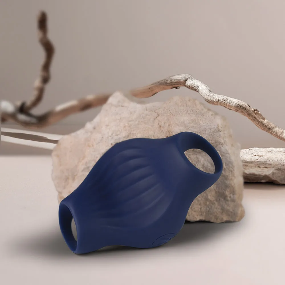 Rocks-Off Palm Vibrating Masturbator Blue
