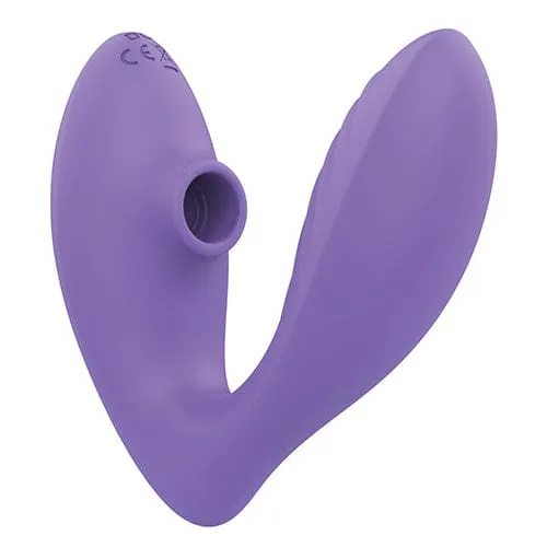 Romp - Reverb Clitoral Air Stimulator with G Spot Dildo (Lilac)