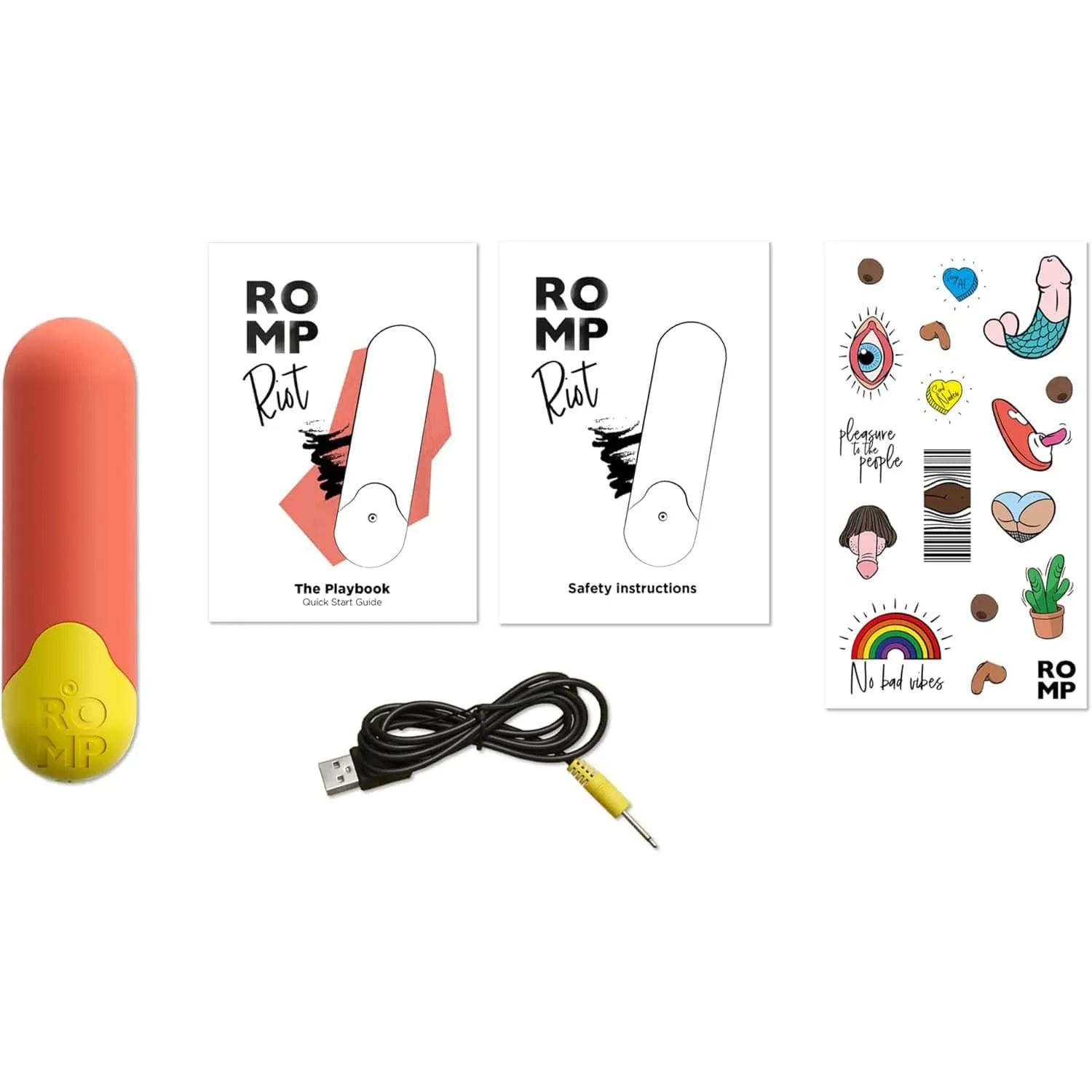 Romp - Riot Bullet Vibrator (Orange)