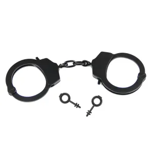 Roomfun Black Single Lock Handcuffs
