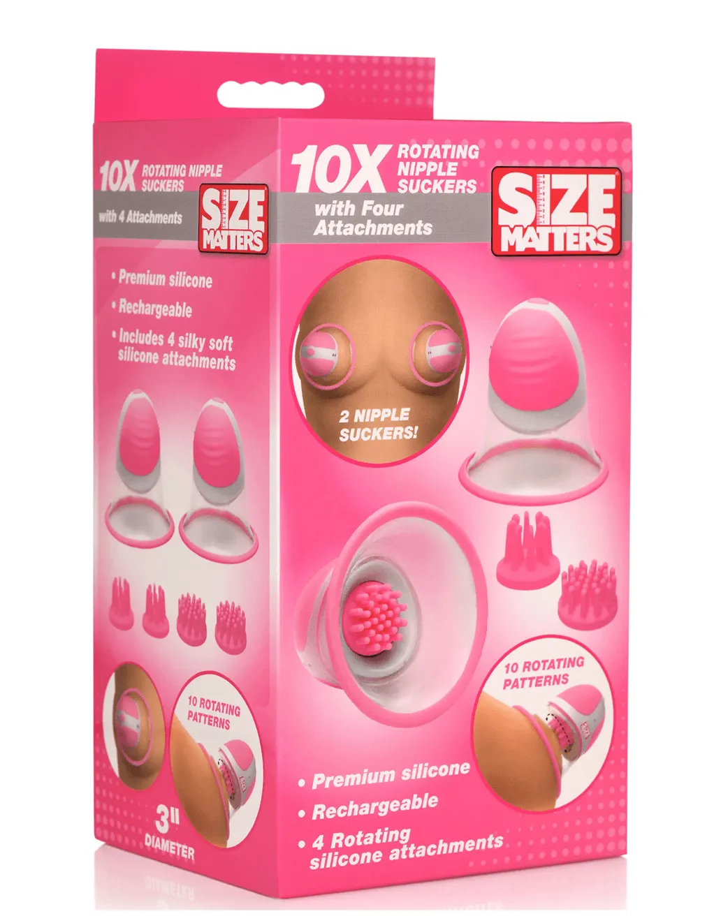 Rotating Silicone Nipple Suckers