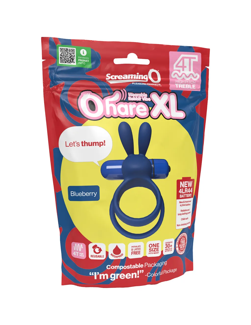Screaming O 4B Ohare XL Vibrating Ring