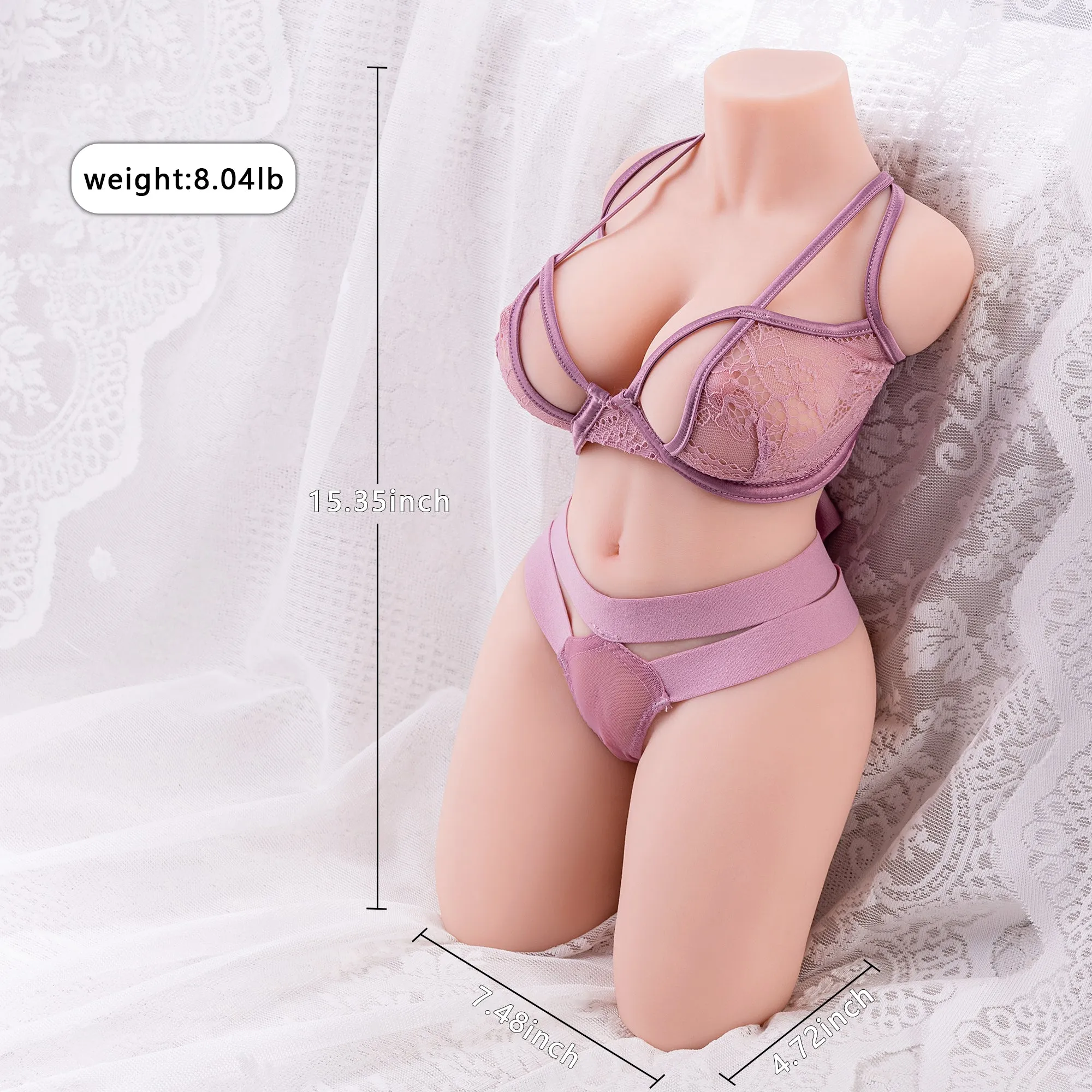 Shelley(For EU Customers): 8.04lb Mini Size Sex Doll Realistic Mini Torso