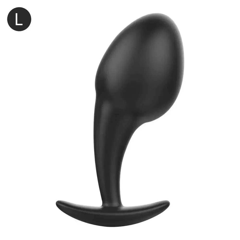 Silicone Butt Plug - Tadpole Soft Anal Plug Dilator Male Female Sex Toys
