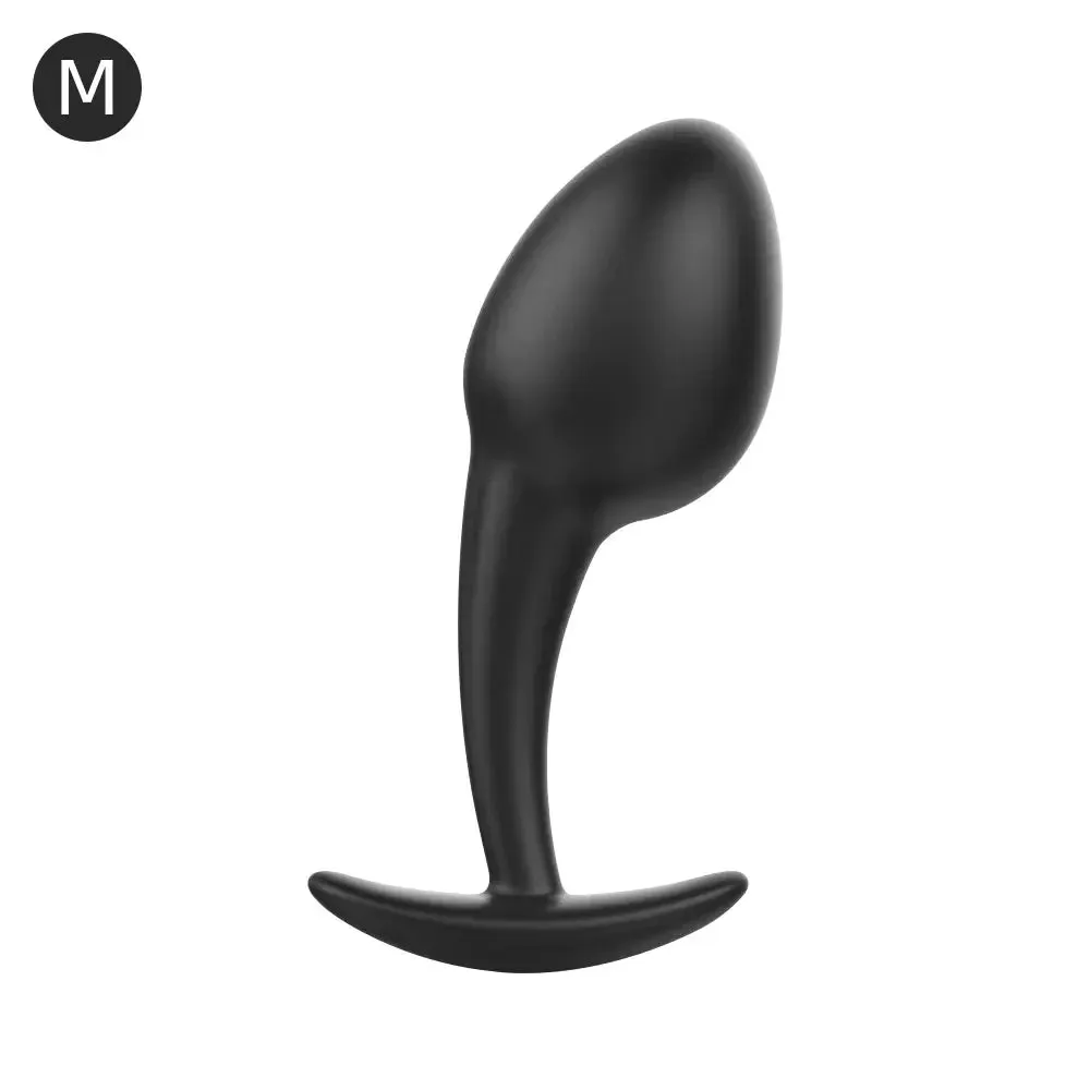 Silicone Butt Plug - Tadpole Soft Anal Plug Dilator Male Female Sex Toys