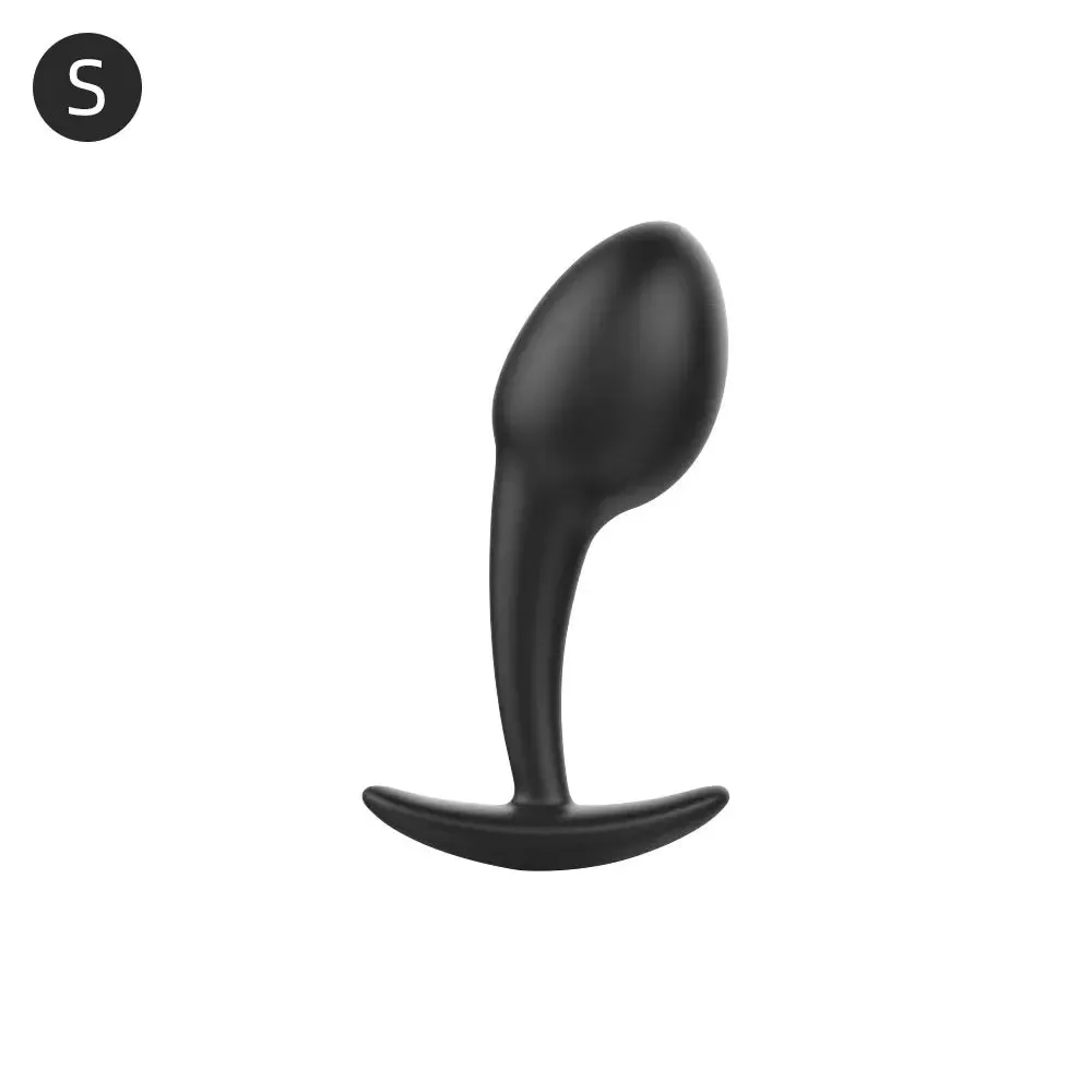 Silicone Butt Plug - Tadpole Soft Anal Plug Dilator Male Female Sex Toys