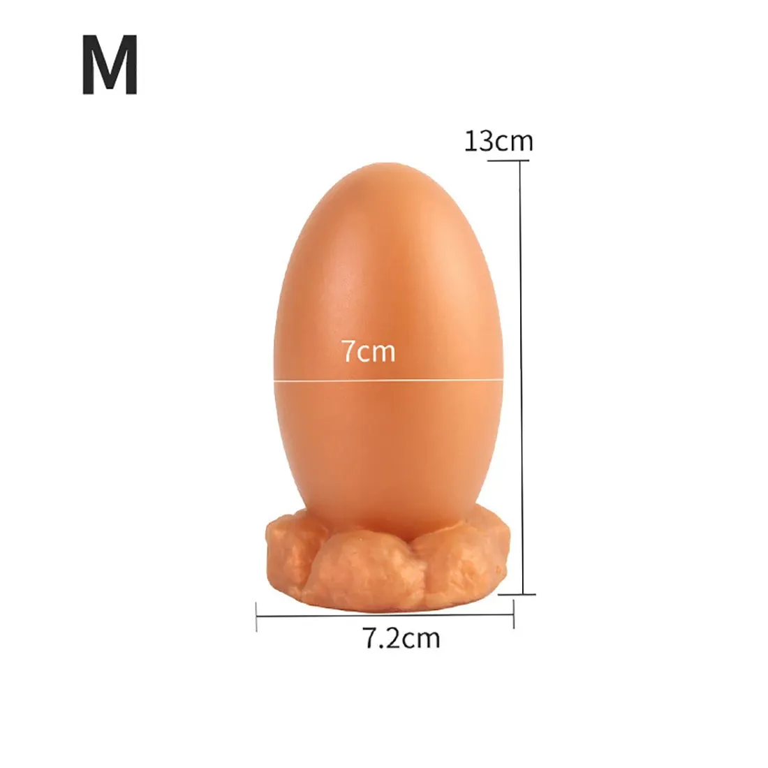 Soft Silicone Anal Dildo - Realistic Dragon Egg Butt Plug Dilator Adult Toys