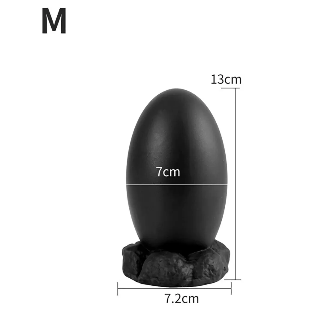 Soft Silicone Anal Dildo - Realistic Dragon Egg Butt Plug Dilator Adult Toys