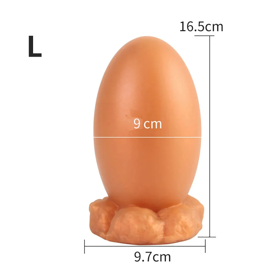 Soft Silicone Anal Dildo - Realistic Dragon Egg Butt Plug Dilator Adult Toys