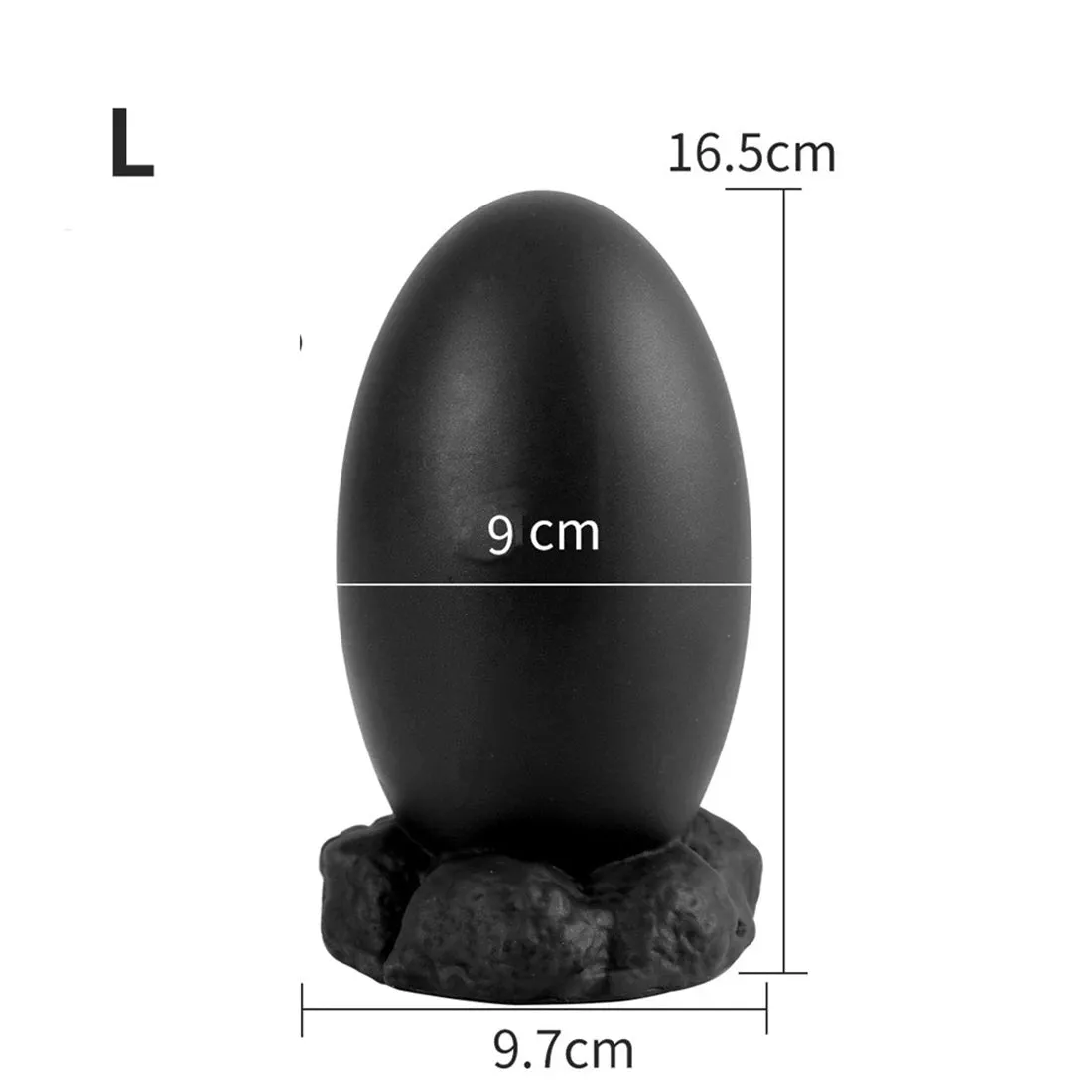 Soft Silicone Anal Dildo - Realistic Dragon Egg Butt Plug Dilator Adult Toys