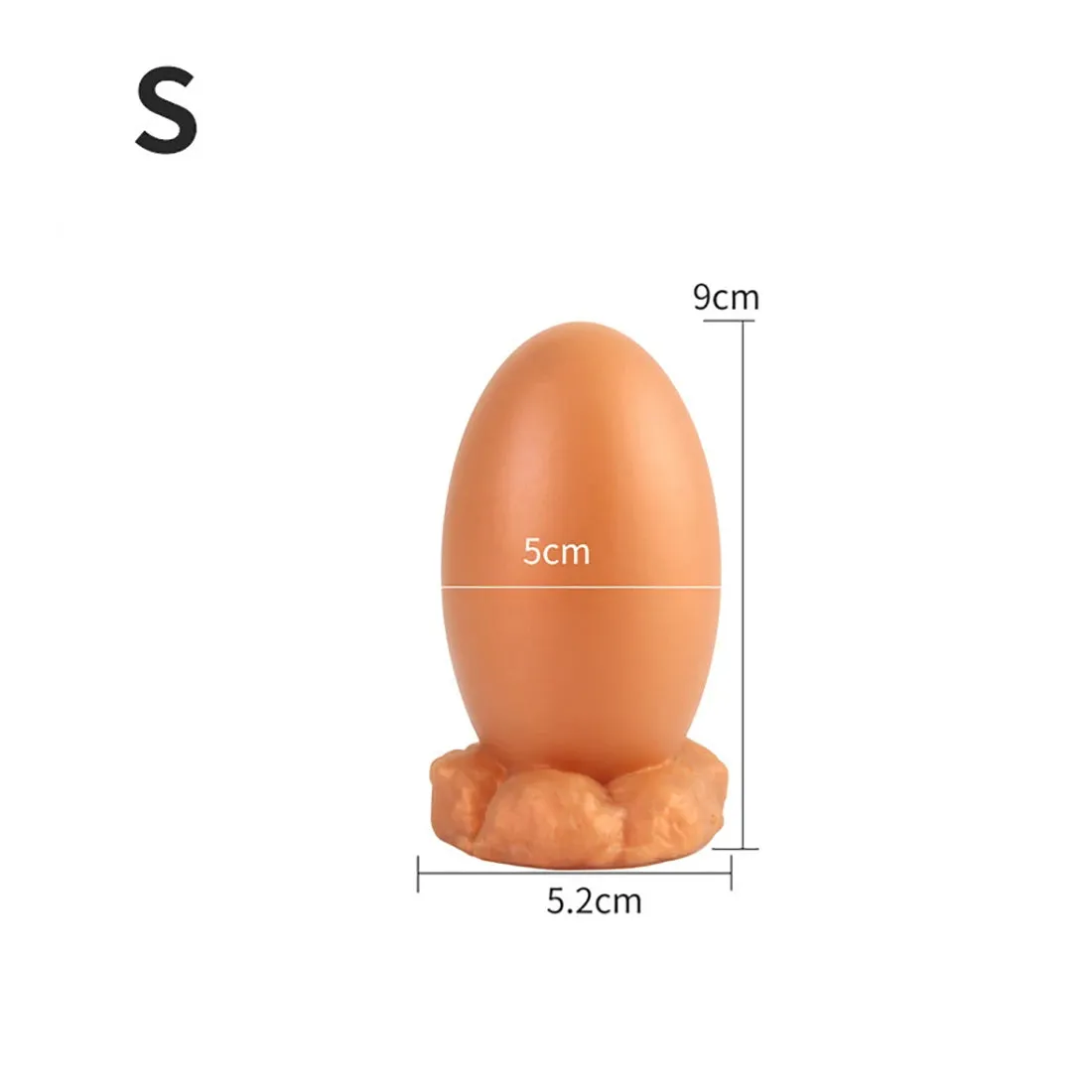 Soft Silicone Anal Dildo - Realistic Dragon Egg Butt Plug Dilator Adult Toys