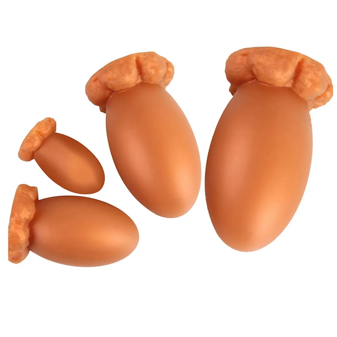 Soft Silicone Anal Dildo - Realistic Dragon Egg Butt Plug Dilator Adult Toys